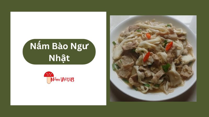 Nấm Bào Ngư Nhật Xào Thịt Ba Chỉ